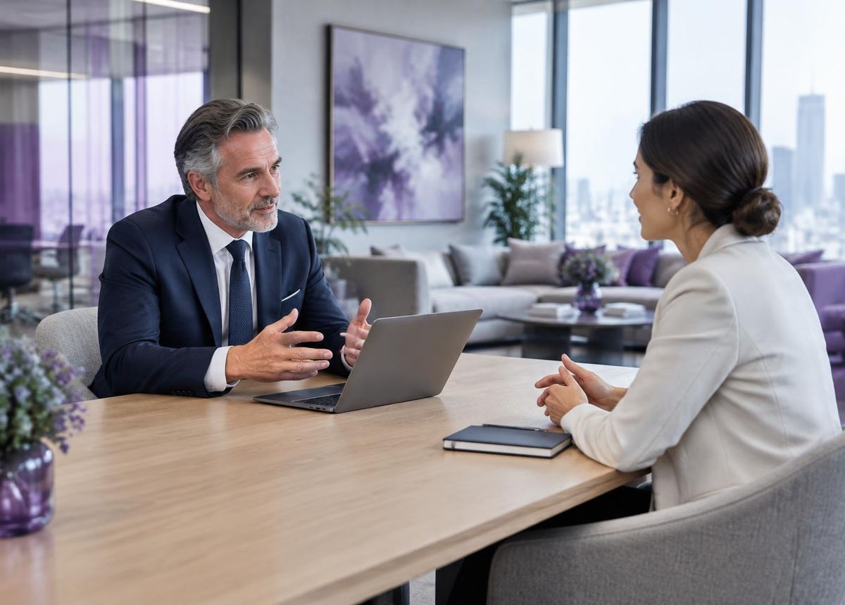 Chartered Accountants working with a client finance team